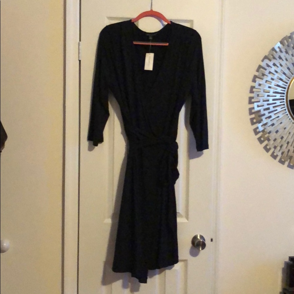 Black Wrap Dress